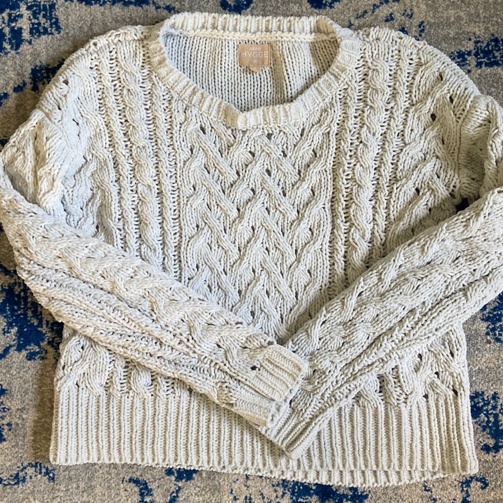Cream sweater